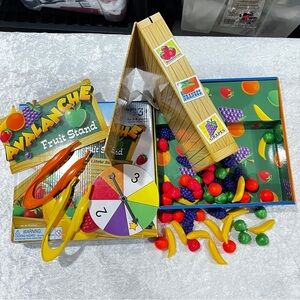 Learning Resources Avalanche Fruit Stand Game Colorful Educational Toy 3+ Years